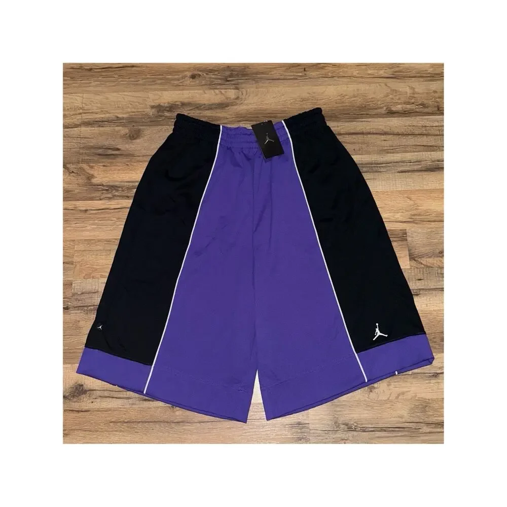 2005 Air Jordan Purple Black Baggy Vintage Y2K 198383-545 Durasheen Shorts